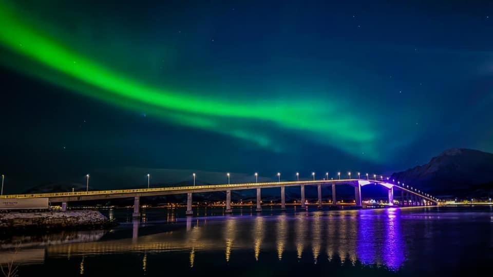 Sortland Camping Og Motell As Bagian luar foto